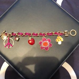 Betsey Johnson charm bracelet